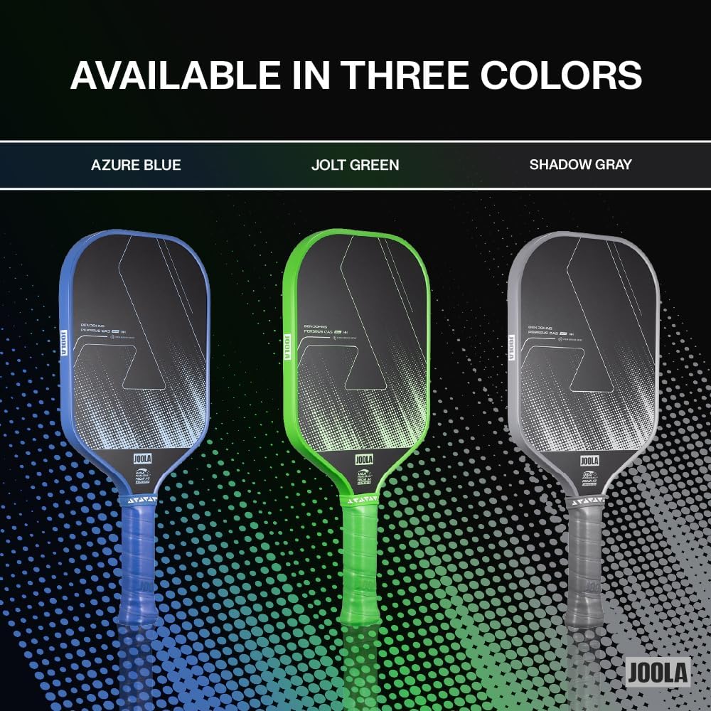 JOOLA Ben Johns CAS 16mm Carbon Fiber Pickleball Paddle - CAS Surface Tech - Control & Power Paddle - USAP Approved - Aero Curve - Feel-Tec Pure Grip - NFC Chip - Image 8