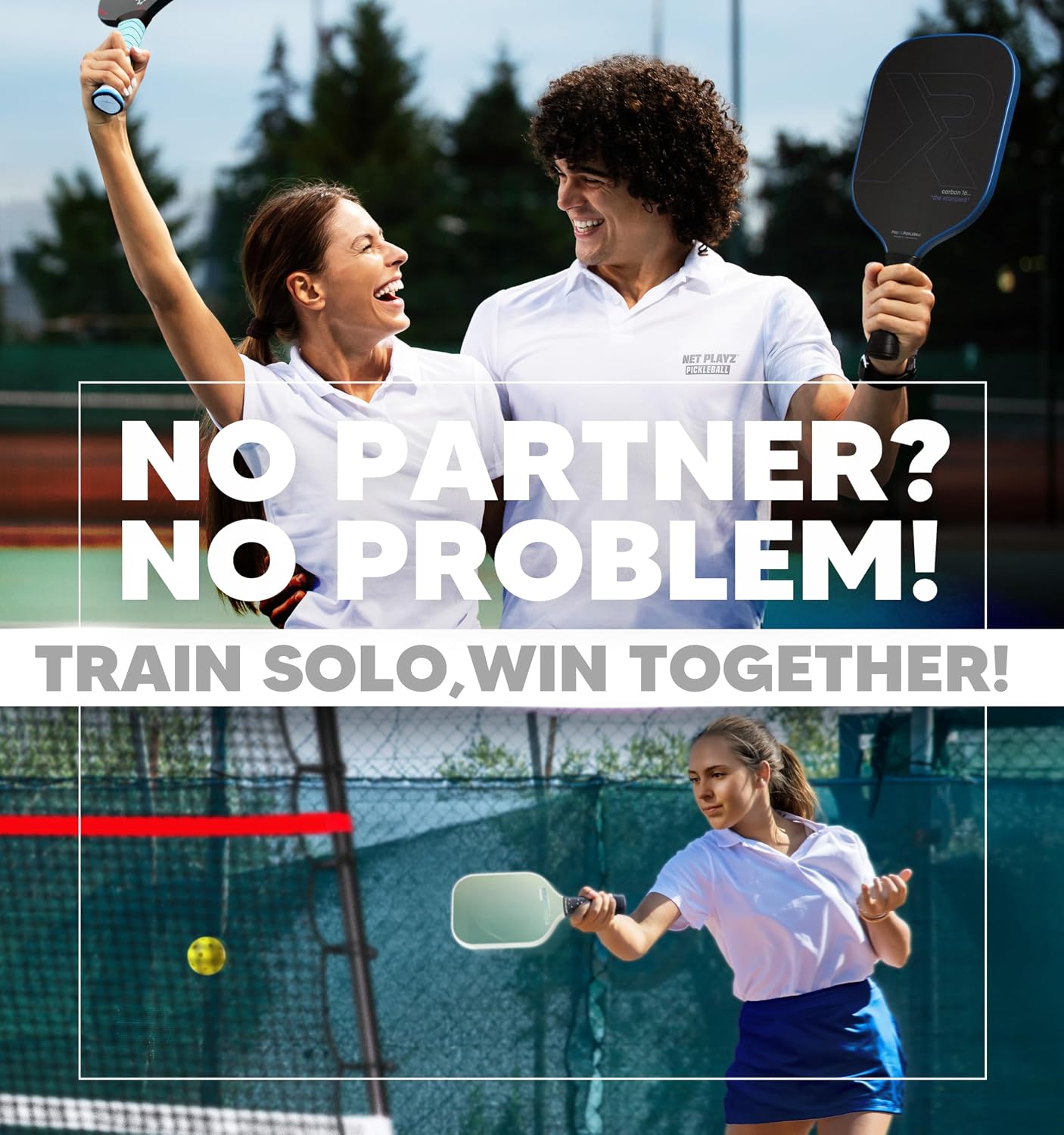 Pickleball Rebounder Training Aid, Adjustable Angle Easy Setup & Storage - Perfect Your Forehands Backhands Dinks Volleys Accuracy Coordination Kitchen Control, Designed for Pickleball - Image 6