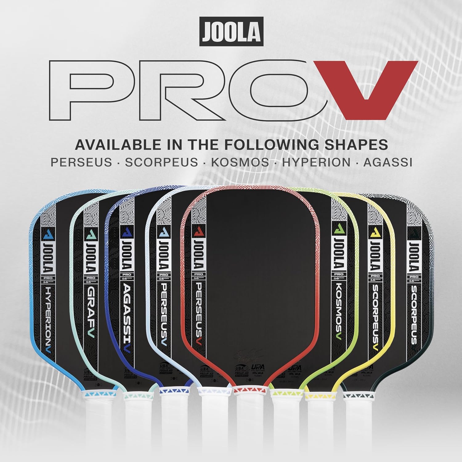 JOOLA Pro V Pickleball Paddle - 14mm/16mm - Raw Carbon Fiber Textured Surface - Enhanced Frame & Propulsion Core, USAPA & UPA-A Certified, NFC Chip Enabled, Premium Control & Lightweight Performance - Image 6