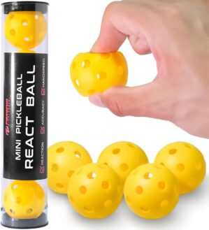 PIKKOFUN React Mini Pickleball Ball...
