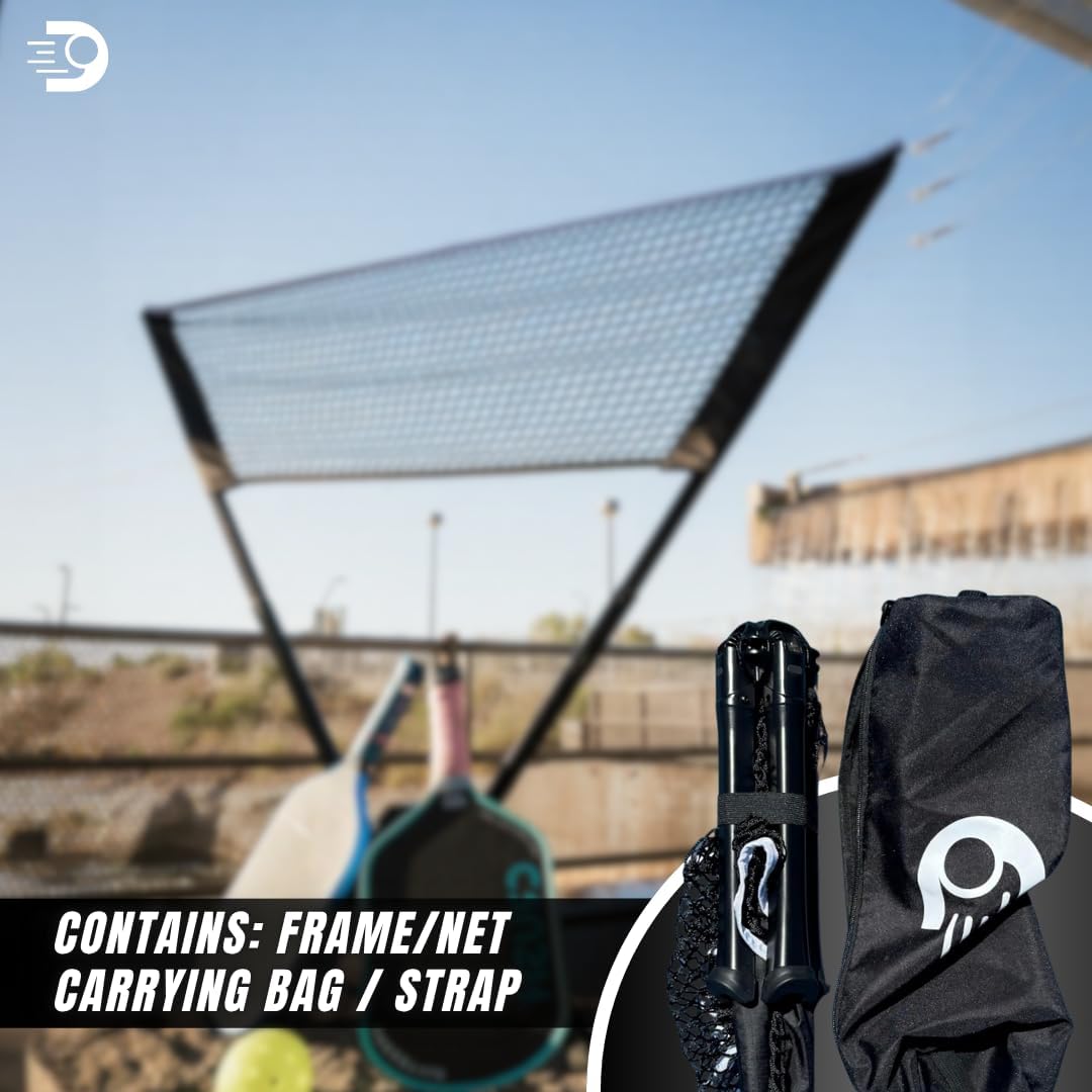 Dinkaroo™ Mini Portable Pickleball Practice Net - Pop-Up Training Net for Dinks, Volleys & Warm-Ups - Lightweight, Compact & Travel-Ready - Easy Setup Backyard Sports Trainer (Patent Pending) - Image 7