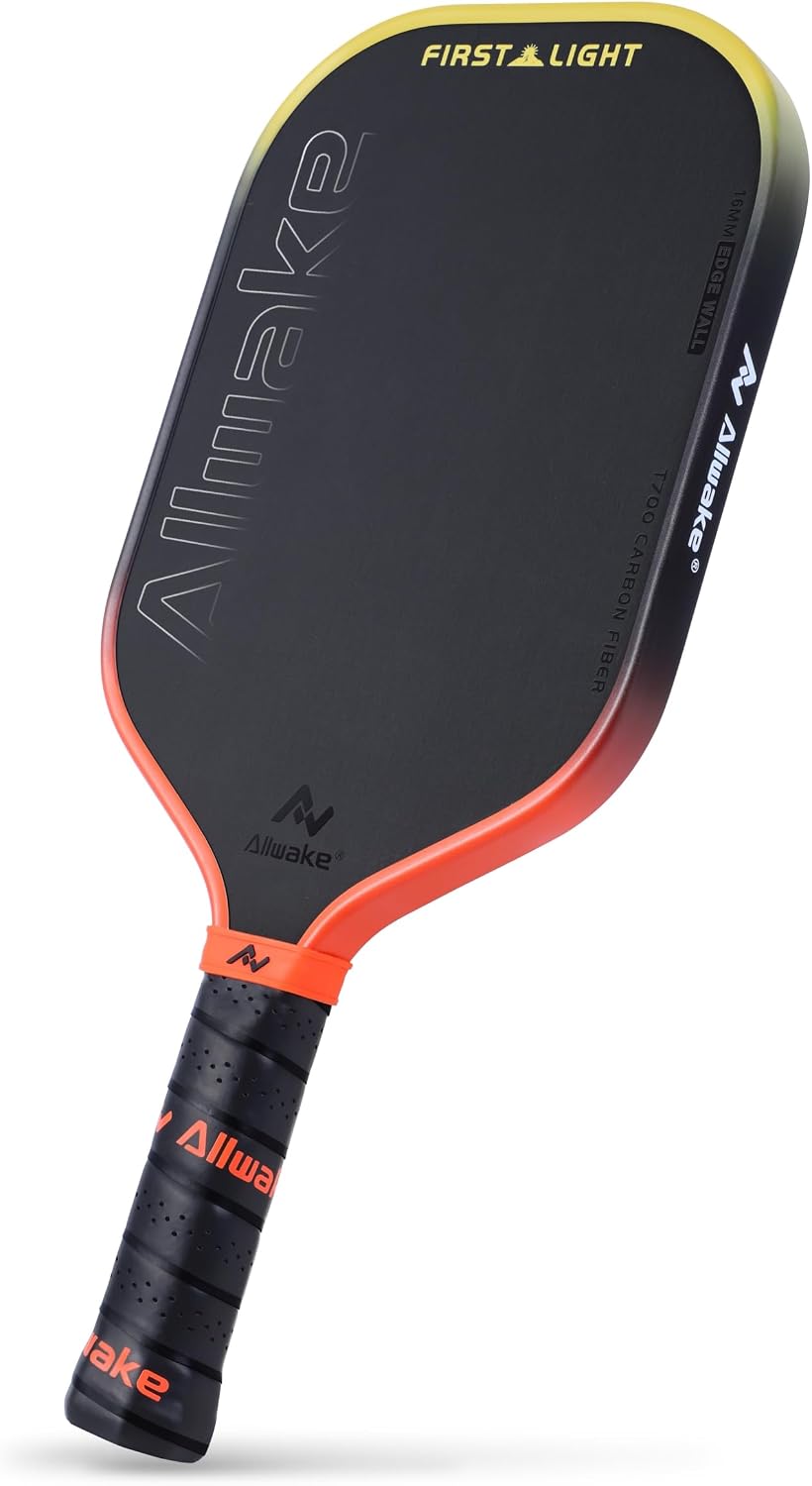 Professional Pickleball Paddles - T700 Raw Carbon Fiber with Foam Injected Edges for Expanded Sweet Spot - Control & Power Paddle for All-Level Players 