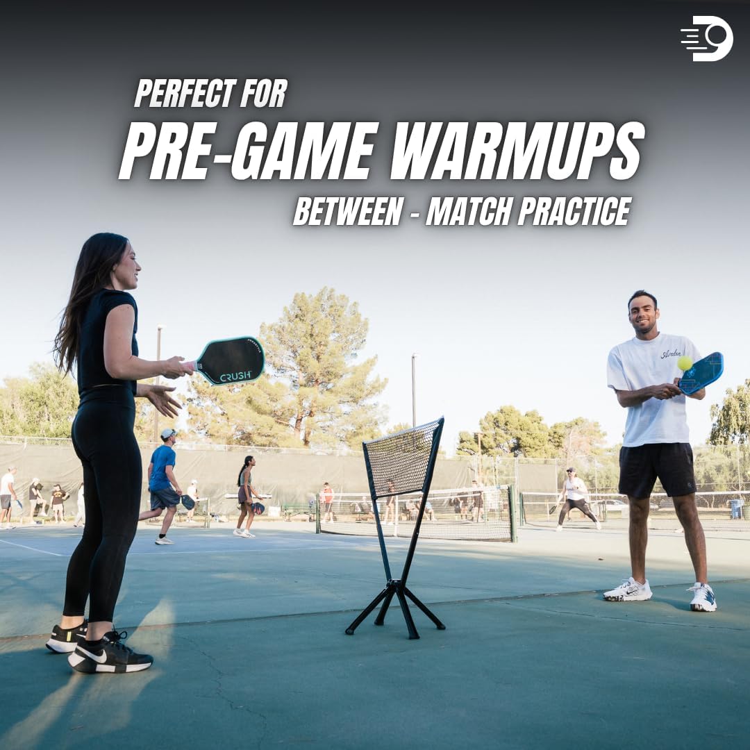 Dinkaroo™ Mini Portable Pickleball Practice Net - Pop-Up Training Net for Dinks, Volleys & Warm-Ups - Lightweight, Compact & Travel-Ready - Easy Setup Backyard Sports Trainer (Patent Pending) - Image 5