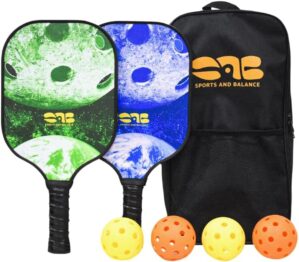Pickleball Set – Fiberglass Paddl...