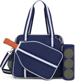 Pickleball Tote Bag for Women Men w...