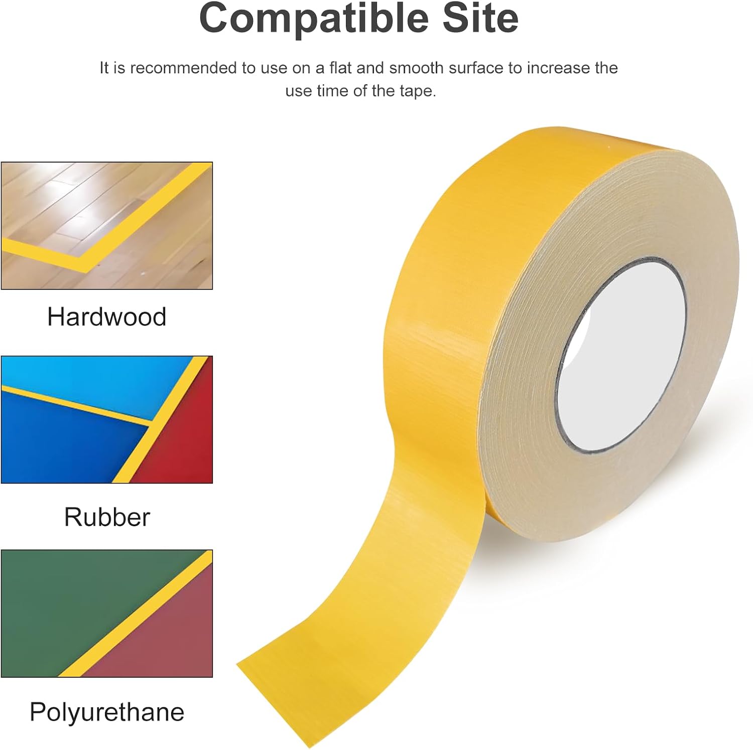 Portable Pickleball Court Tape Lines Outdoor/Indoor, 2in x 230FT Temporary Pickleball Court Marking Kit, Pickleball Tape for Outdoor Court, Like Pickleball, Badminton, Tennis, Basketball - Image 7