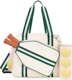 Pickleball Tote Bag for Women Men w...
