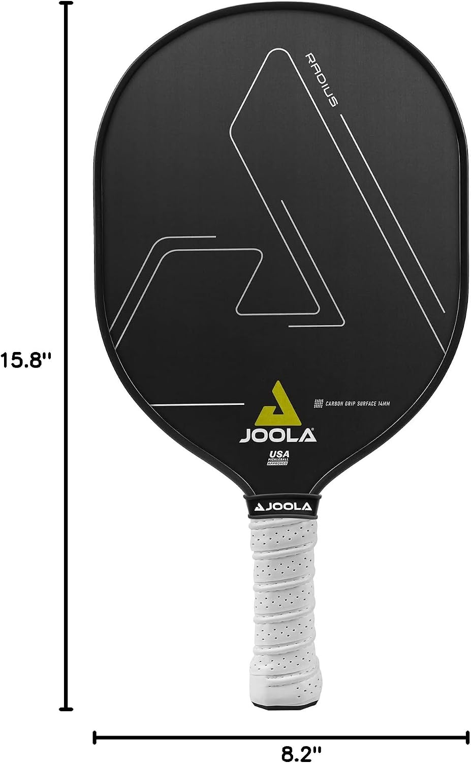 JOOLA Pickleball Paddles – Textured Carbon Grip Surface for Spin, Control & Power – Select Hyperion, Vision or Radius Shapes – Lightweight, Durable Rackets – Polypropylene Core – USAP Approved - Image 7