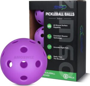 Indoor Pickleball Balls, 6/12 Pack ...