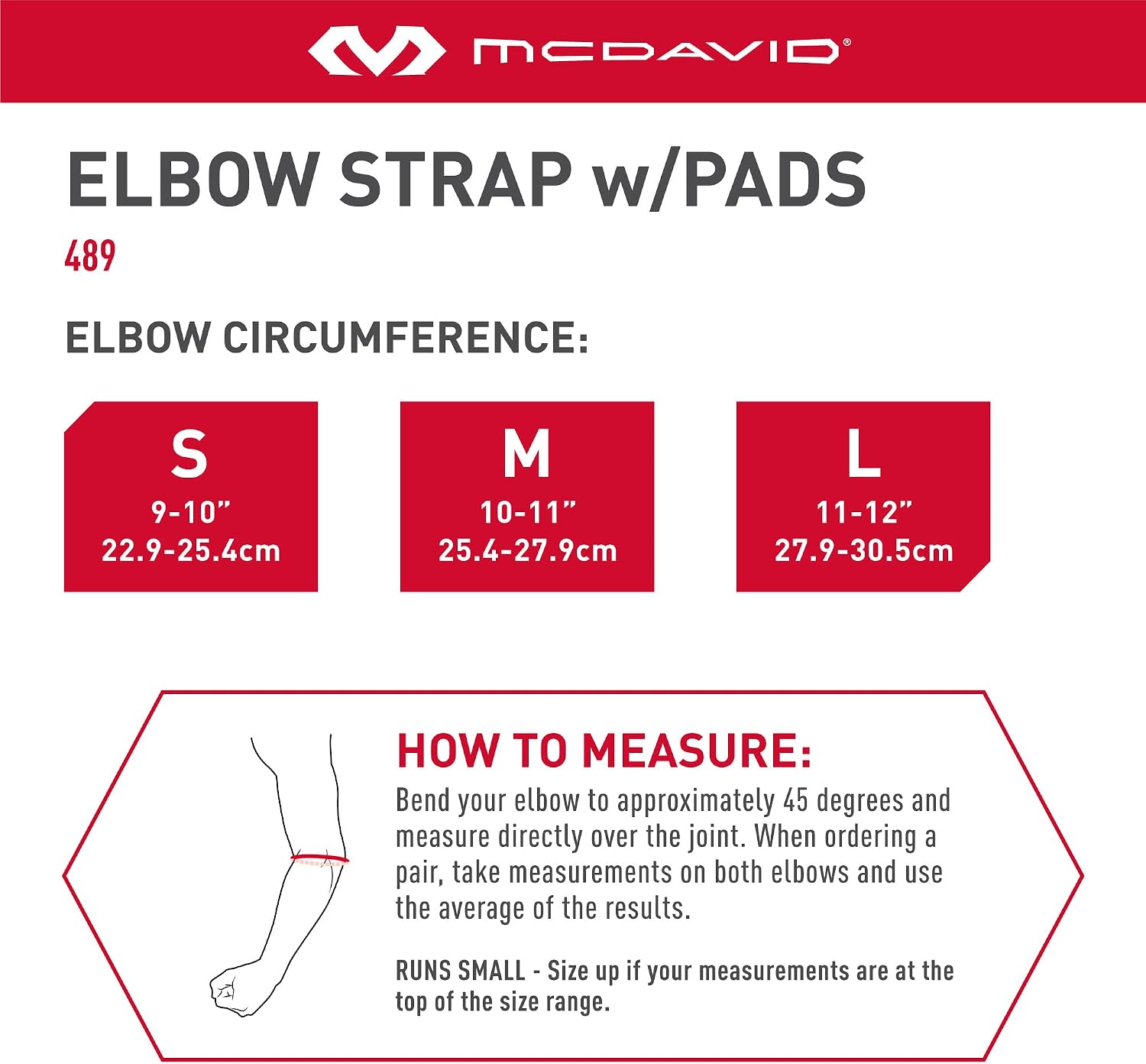 Mcdavid Tennis Pickleball Elbow Brace for Men & Women, Tendonitis Elbow Brace & Strap Golfers Elbow Brace Counterforce Band for Tendon Pain Relief & Support for Forearm - Image 2