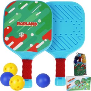 Kids Pickleball Paddles Set of 2,Li...