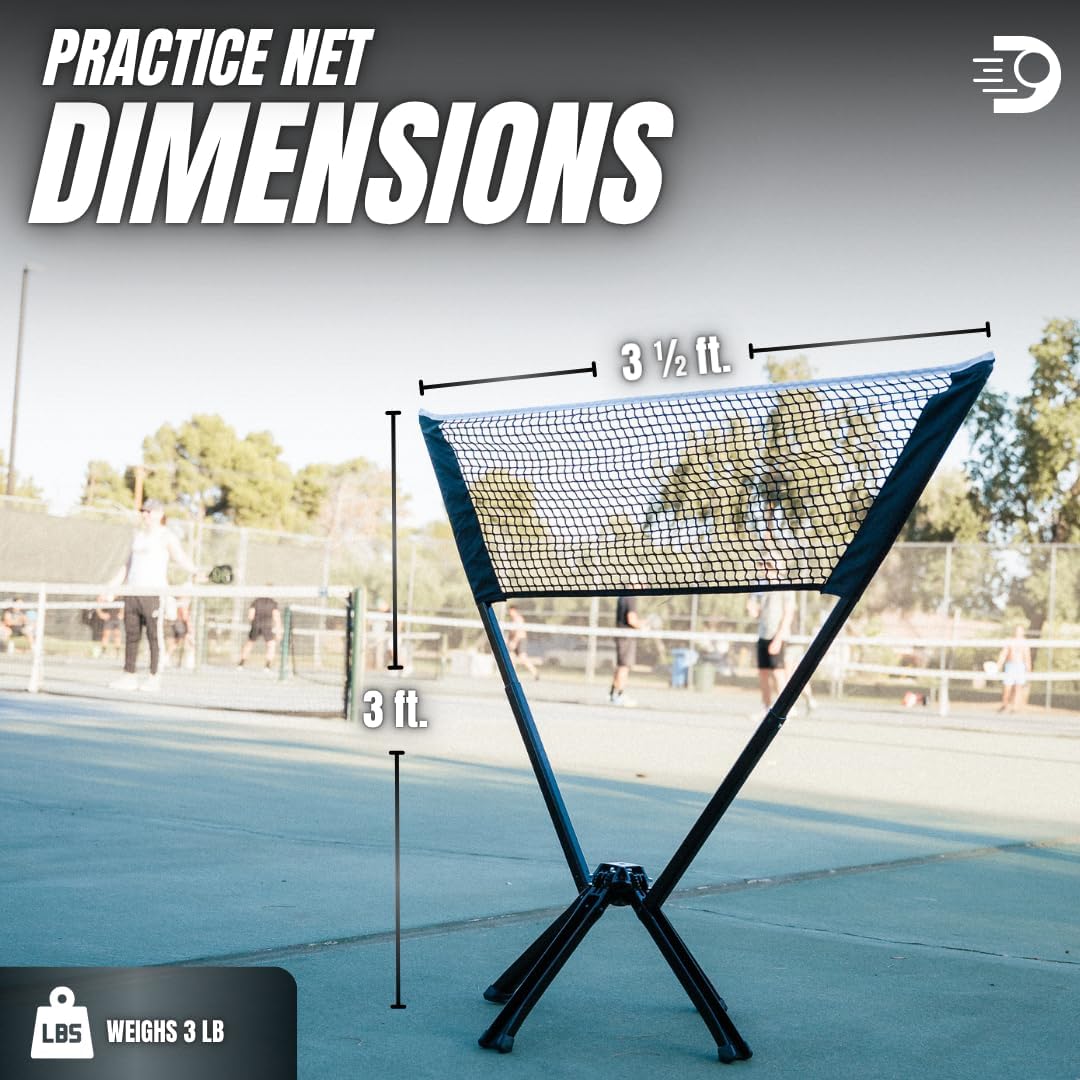 Dinkaroo™ Mini Portable Pickleball Practice Net - Pop-Up Training Net for Dinks, Volleys & Warm-Ups - Lightweight, Compact & Travel-Ready - Easy Setup Backyard Sports Trainer (Patent Pending) - Image 2