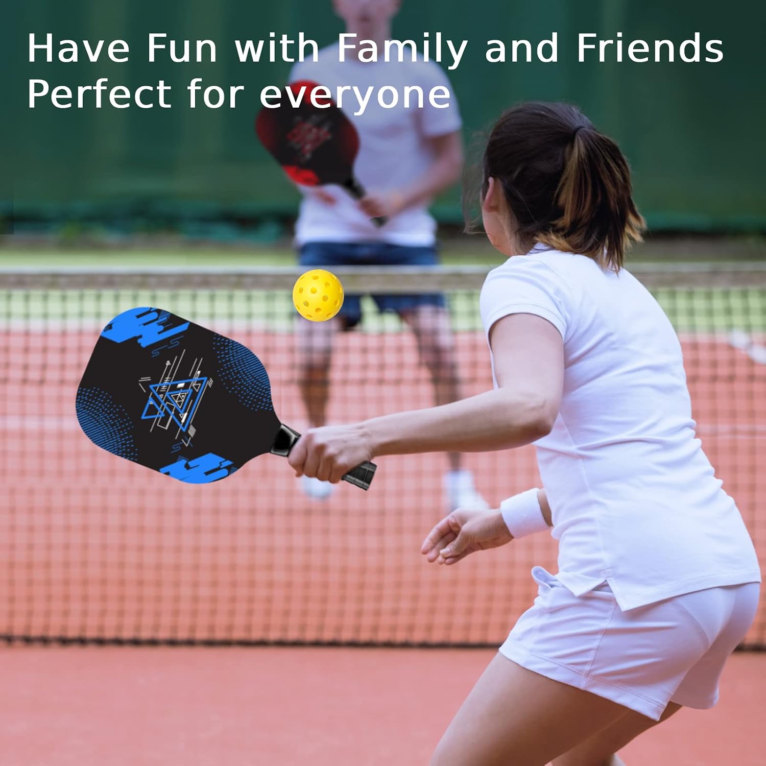 Pickleball Set with 4 Premium Wood Paddles, Cushion Comfort Grip, 4 Cooling Towels, 4 Pickleball Balls & Carry Bag, Pickle Ball Paddle for Men Women - Image 7