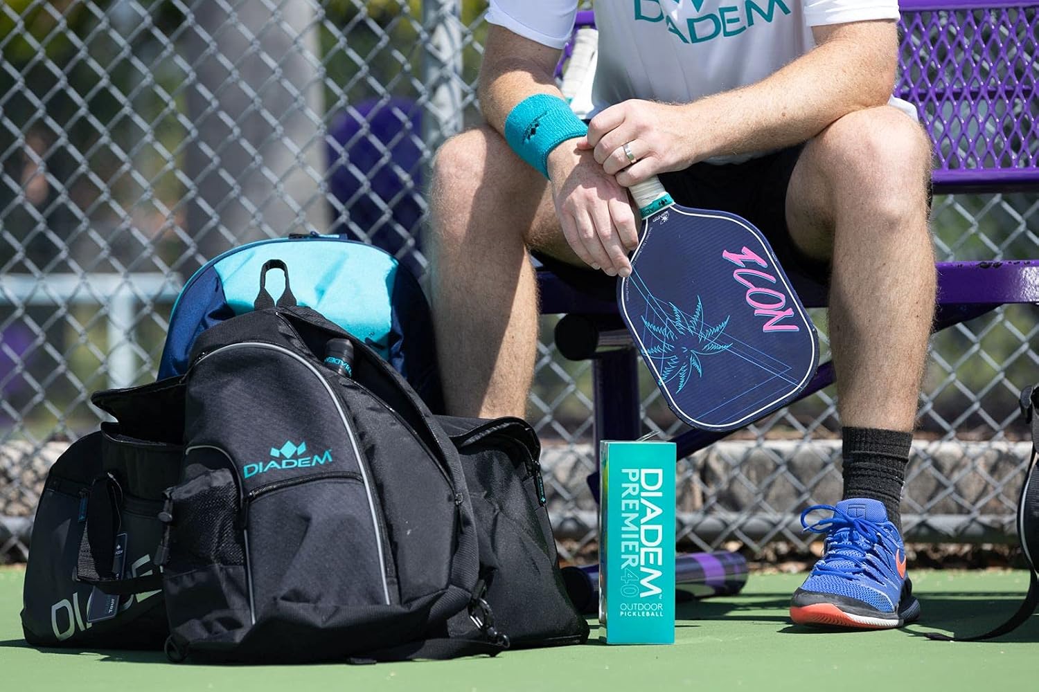 Diadem ICON Performance Pickleball Paddle | Graphite Carbon Fiber, Honeycomb Core, Fiberglass Face, Ultra Sleek Edge Guard, Spin Friendly | Indoor/Outdoor | USAPA Approved - Image 6