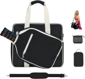 Pickleball Tote Bag for Women with ...