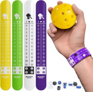 Pickleball Score Keeper, 8 Portable...