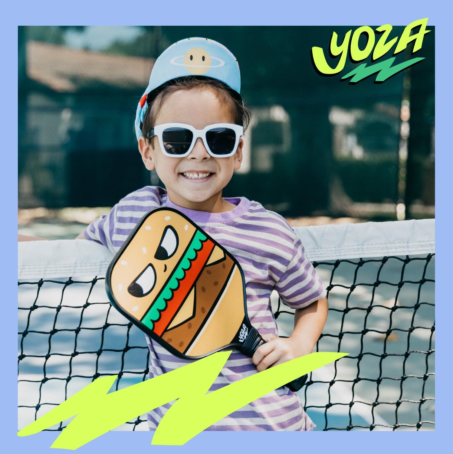 Kids Pickleball Paddle Set of 2 - Includes 2 Pickleball Paddles with 2 Balls, Lightweight, Fiberglass, Better Control, Beginner Racket, Perfect Pickleball Gift for Children Ages 4-12, Yoza - Image 6
