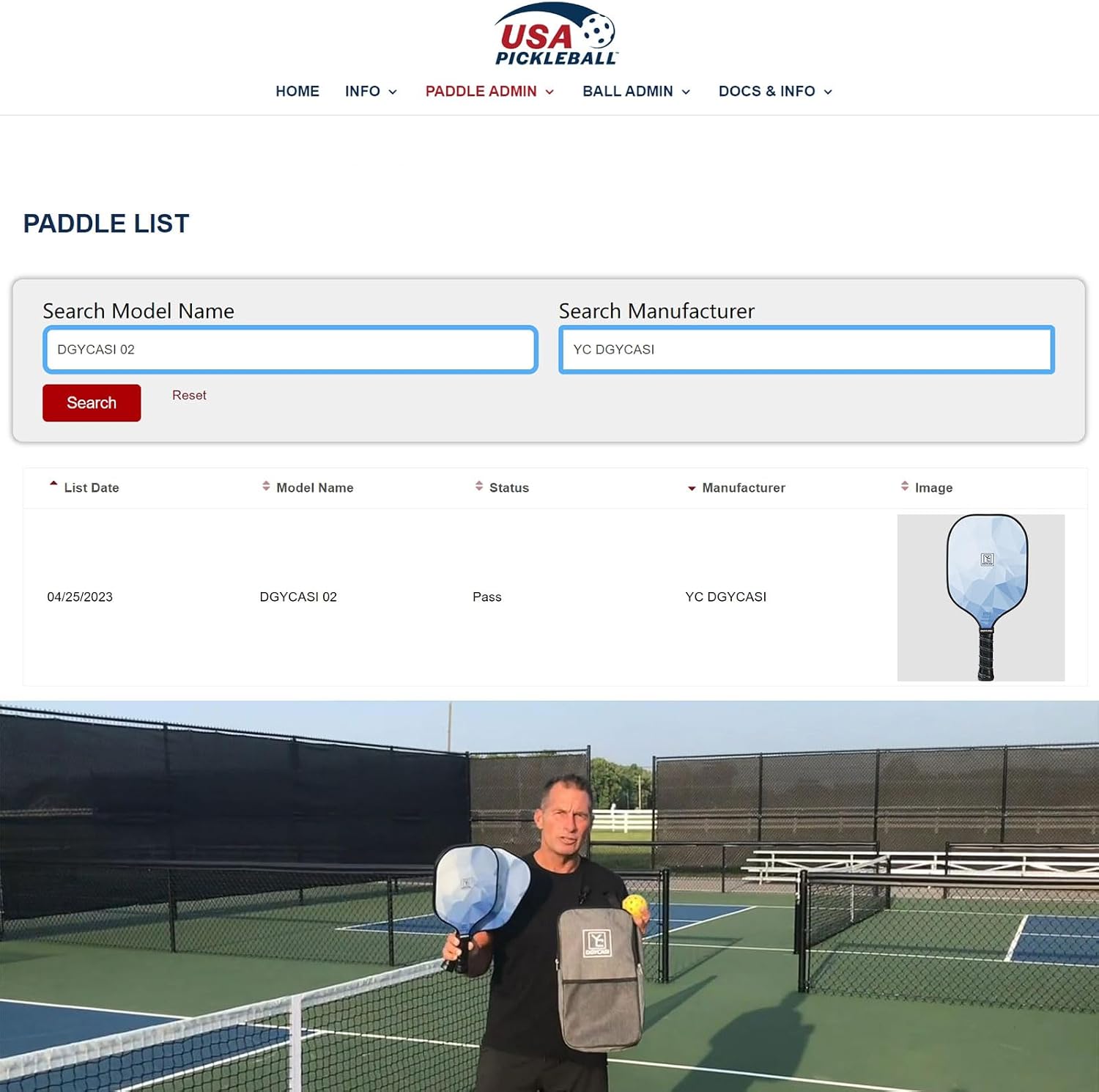 YC DGYCASI Pickleball Paddles Set of 4, USAPA Approved Pickleball Set, Fiberglass Pickle Ball Rackets, 3 Outdoor Pickleball, 3 Indoor Pickleball Balls, 4 Pickleball Overgrip, 1 Pickleball Bag - Image 7