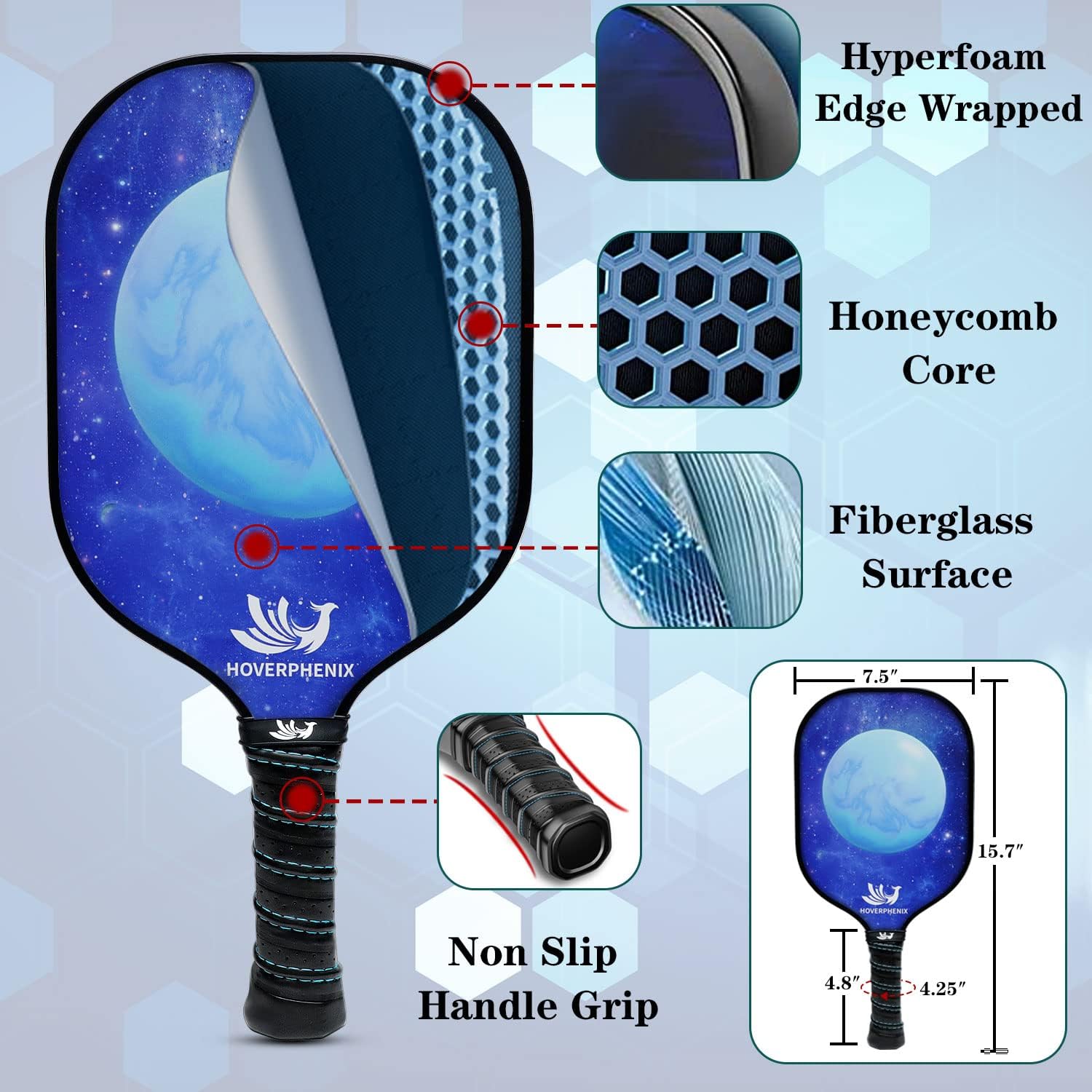Portable Pickleball Net Set, 22FT Pickle Ball Net with Paddle Set of 4 | Regulation Size Net, Weather Resistant Steel Frame, Outdoor Pickleballs and Carry Bag, Easy Setup for Driveway, Backyard - Image 3