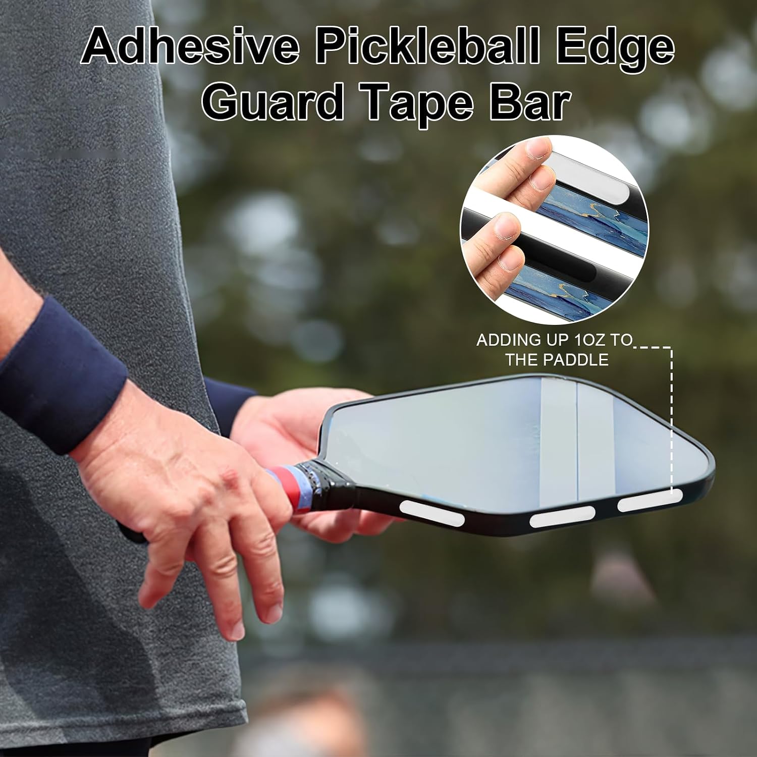 30pcs Lead Tape for Pickleball Paddles 3g Weighted Pickleball Lead Tape Strips for Paddle Edge Guard Adhesive Pickleball Tape Bars to Increase Power Swing Speed - Image 3