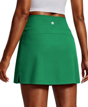 PINSPARK Golf Skirts for Women High...