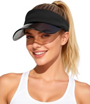 Transparent Sun Visor Hat for Women...