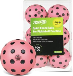 Silent Pickleball Balls, 6 Pack of ...