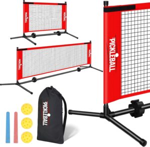 Portable Mini Pickleball Net with 2...
