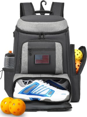 HAMBOLY Large Pickleball Backpack B...