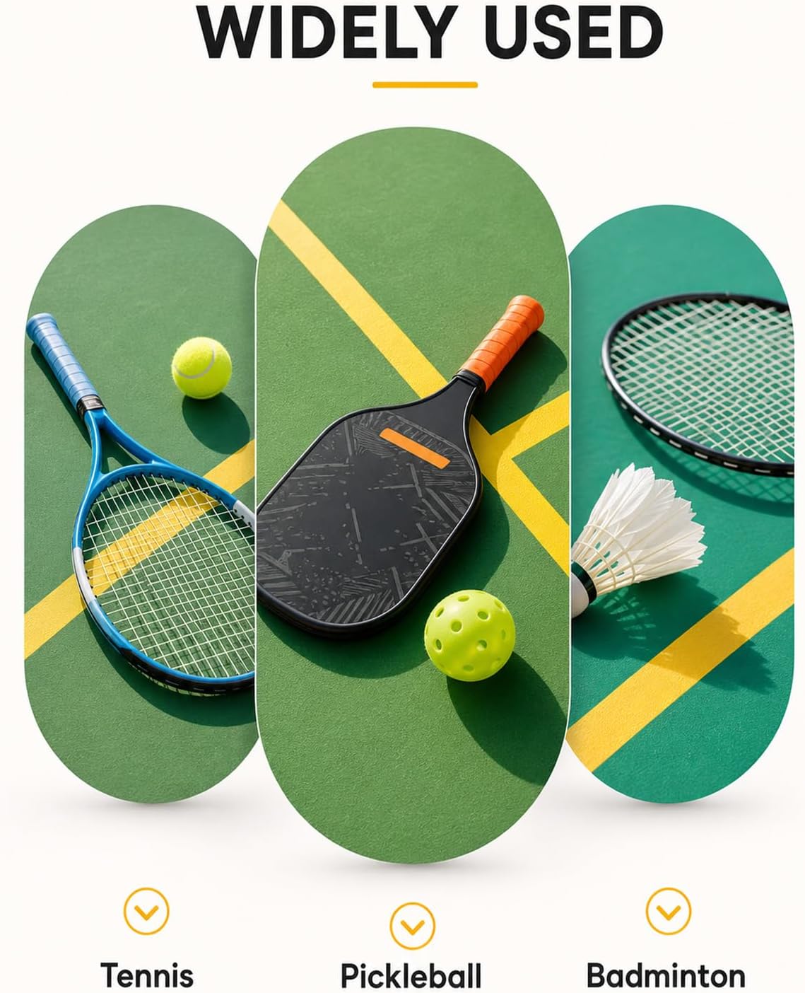 Pickleball Court Marking Kit, Lengthened 2" × 263 ft Pickleball Tape Makes Full Size Outdoor Indoor Court Tape for Temporary Court Lines No Residue Easy Installation for Basketball Tennis Badminton - Image 7