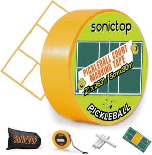 Pickleball Court Marking Kit, 2R...