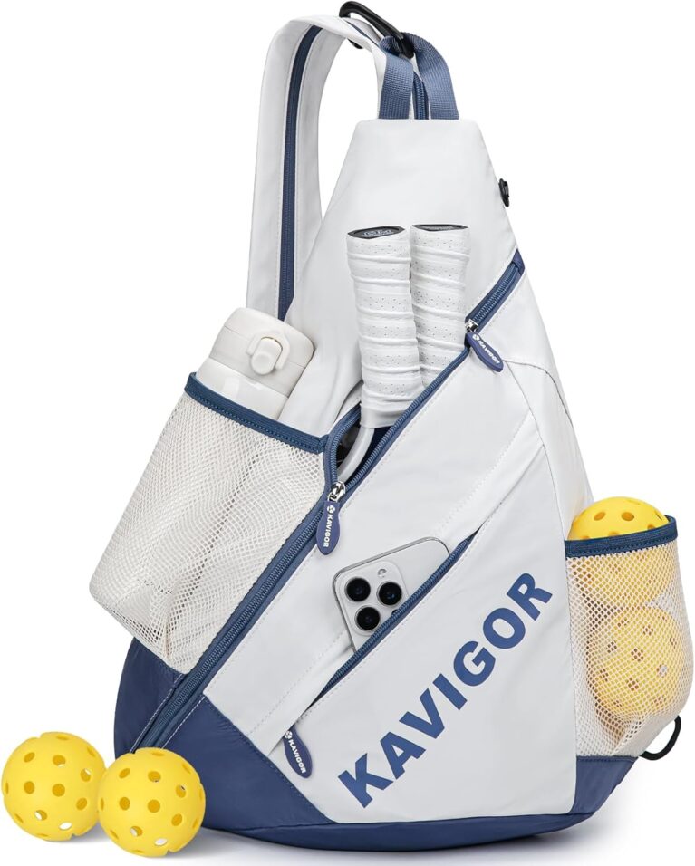 KAVIGOR Pickleball Sling Bag, Conve...