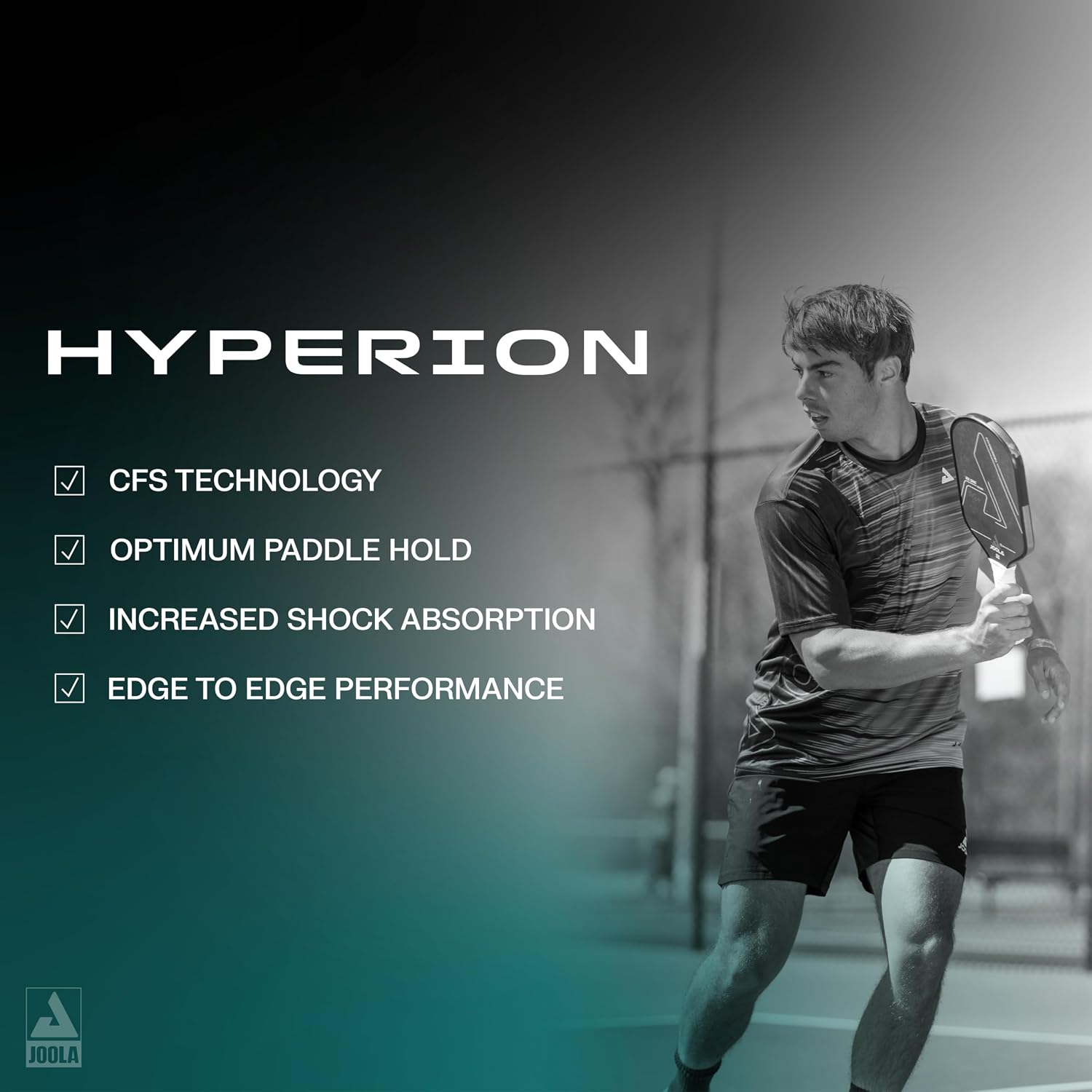 JOOLA Ben Johns Hyperion CFS Pickleball Paddle – Carbon Surface with High Grit & Spin, Elongated Handle, USAPA Approved Ben Johns Paddle - Image 3