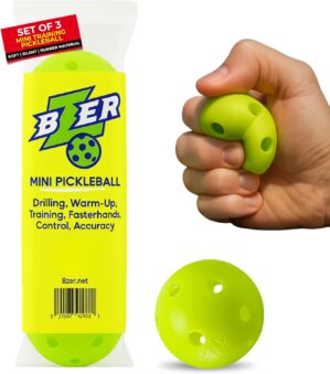 BZER Quiet Pickleball Balls – Min...