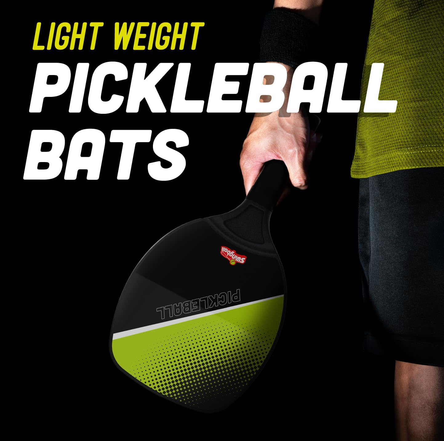 Swingball Pickleball Paddles Tether Tennis Game Set - Portable All-Surface Base, Durable, Easy Assembly, Indoor & Outdoor Games, Backyard Games for Kids, Active Play for Kids and Families, Ages 6+ - Image 5