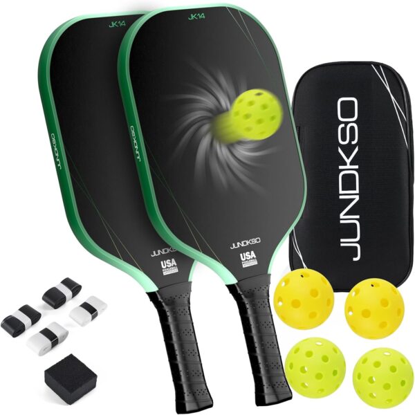 Pickleball Paddles Set of 2 –...