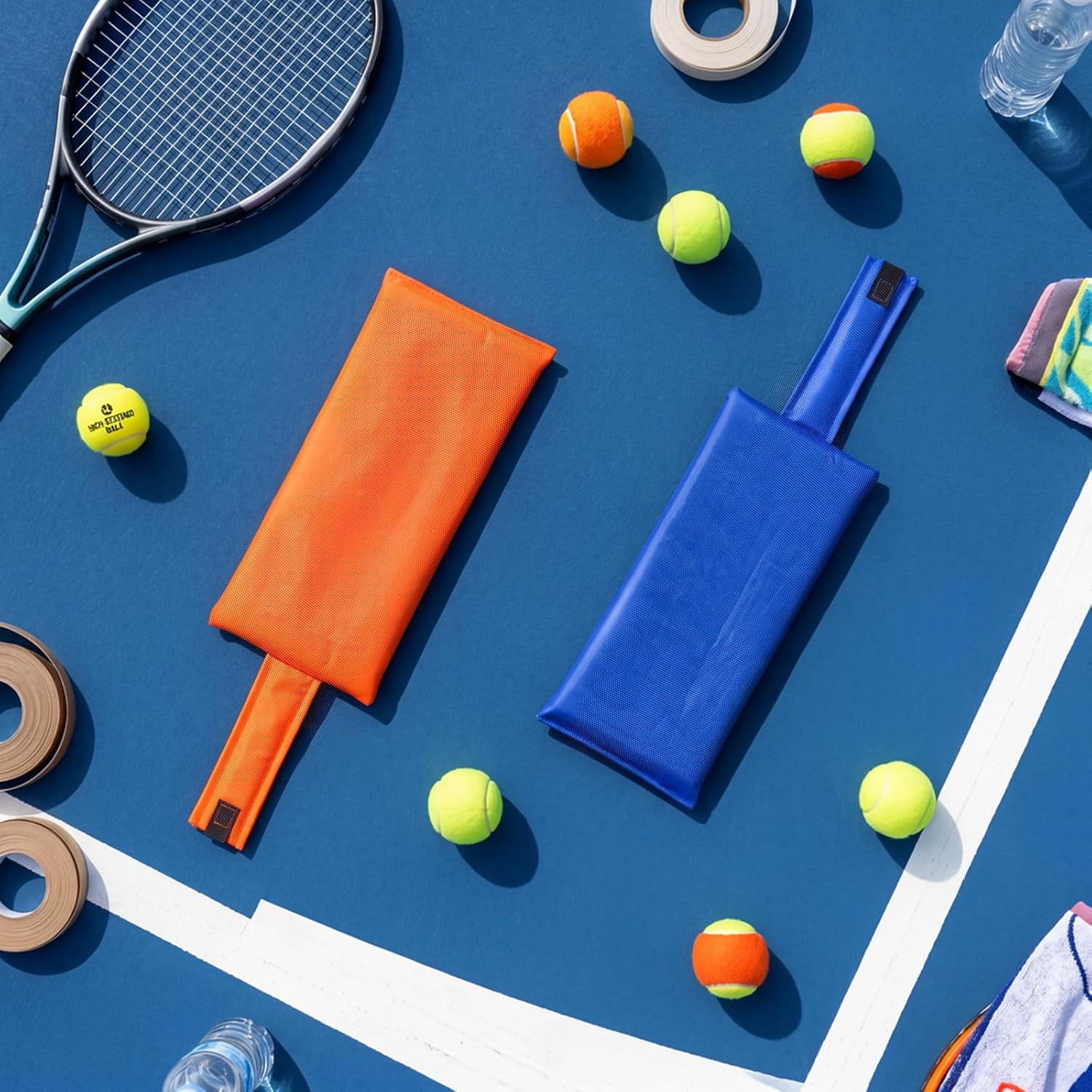2 Pack Tennis Training Targets for Net, Accuracy Trainer for Serve & Shot Placement, Portable Tennis Target Aid for Adults, Practice Equipment for Backyard, Court & Coaching Drills - Image 7