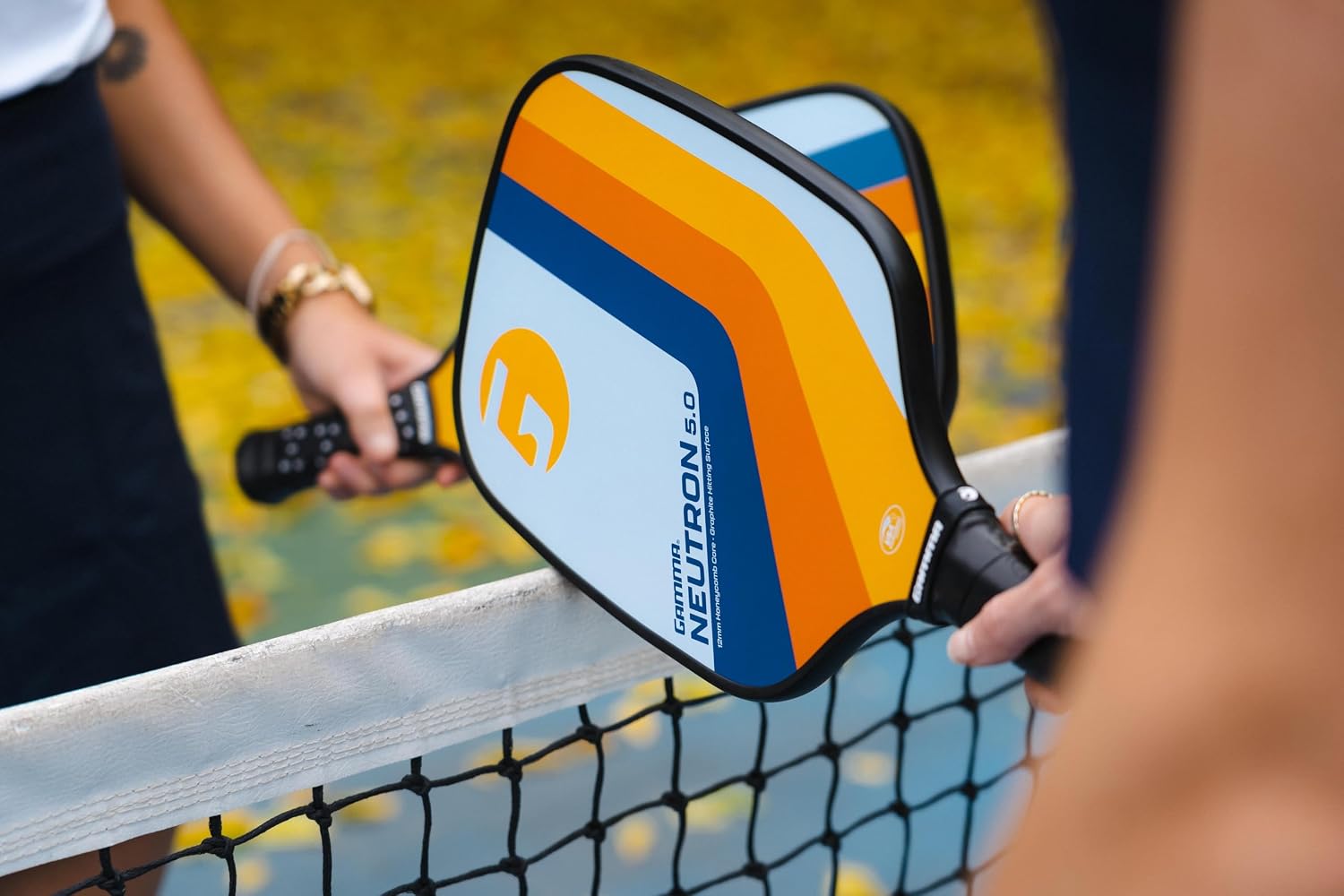 GAMMA Pickleball Paddles, Quantum Series, Micron 5.0, Neutron 5.0, Voltage 5.0, Atomic 5.0, USAPA Approved, Graphite Pickleball Paddle, Polypropylene Core, Honeycomb Grip, Great Feel, More Control - Image 4