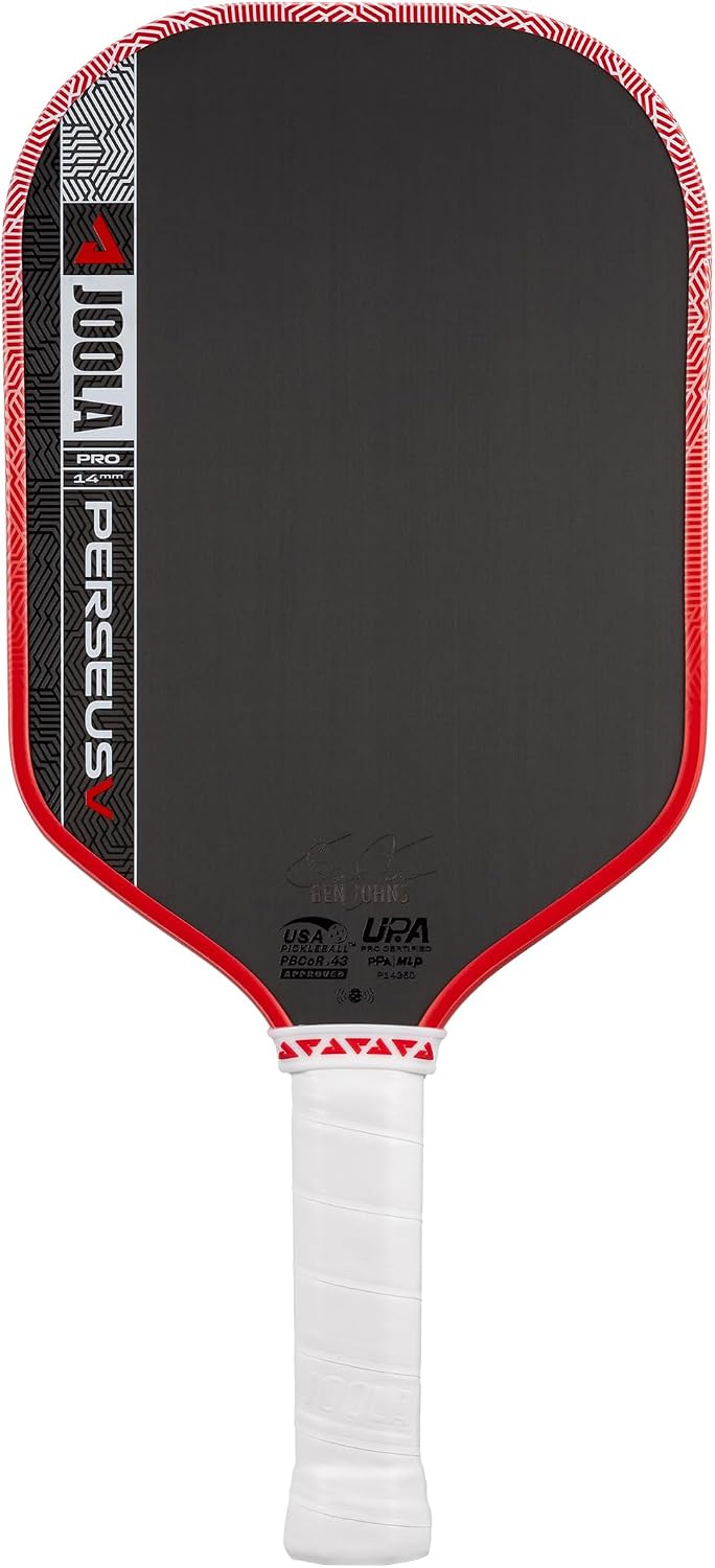 JOOLA Pro V Pickleball Paddle - 14mm/16mm - Raw Carbon Fiber Textured Surface - Enhanced Frame & Propulsion Core, USAPA & UPA-A Certified, NFC Chip Enabled, Premium Control & Lightweight Performance - Image 9