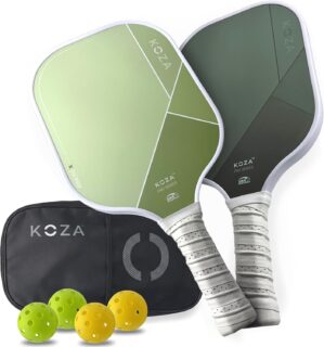 KOZA Pickleball Paddle Set with 2 P...