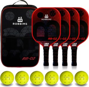 Pickleball Paddles Set of 4 – Car...