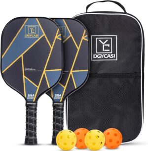 YC DGYCASI Pickleball Paddles Set o...