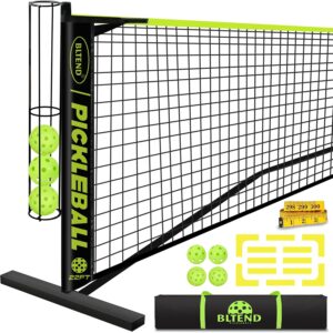 Bltend Portable Pickleball Net Set,...