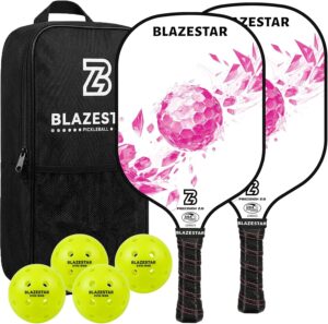 X Blazerstar Pickleball Paddles Set...