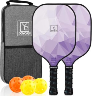 YC DGYCASI Pickleball Paddles Set o...