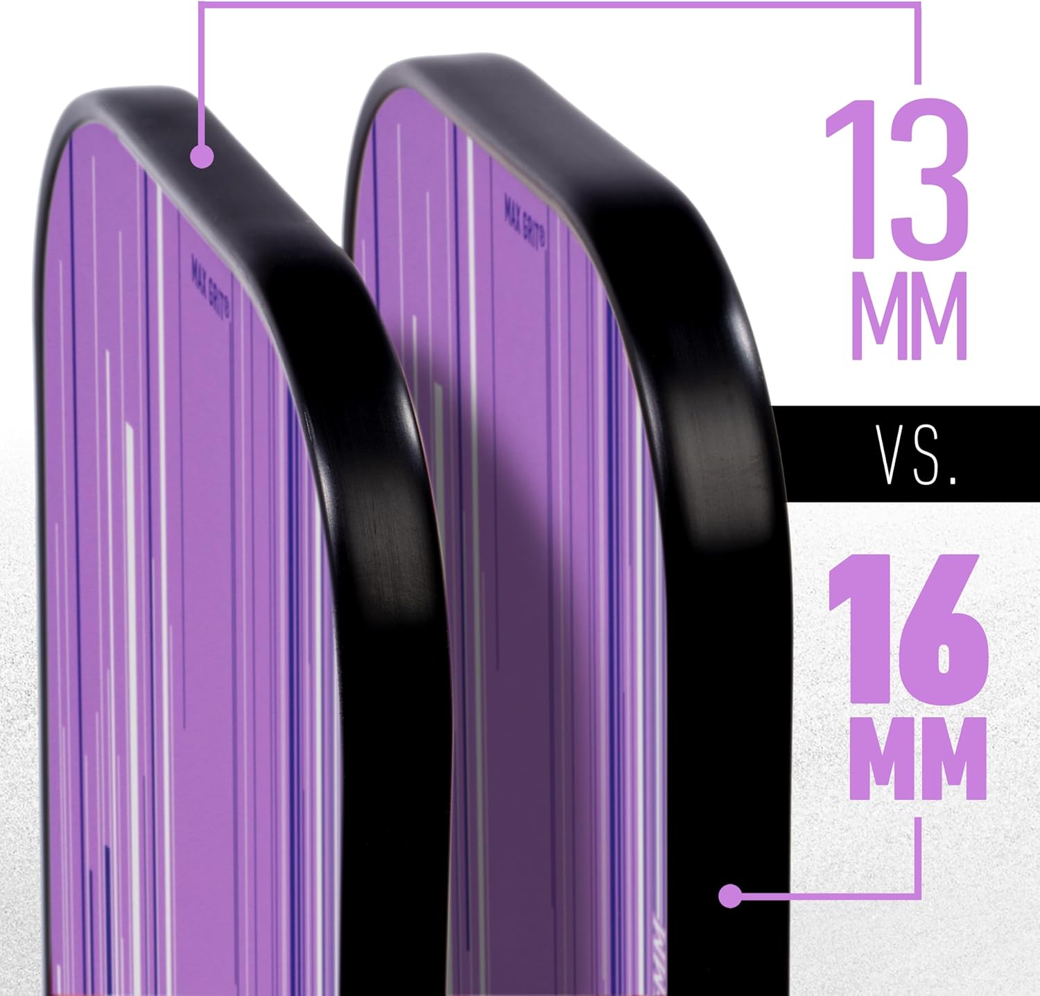 Franklin Sports Pro Pickleball Paddles - Signature Series Pro Pickleball Paddle with MaxGrit Surface - USA Pickleball (USAPA) Approved Tournament Pickleball Paddles - 13mm + 16mm Polypropylene Cores - Image 4