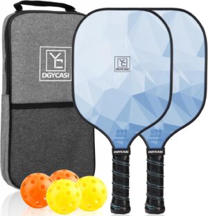 YC DGYCASI Pickleball Paddles Set o...
