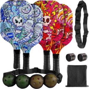 Pickleball Paddles Set of 4 for Beg...