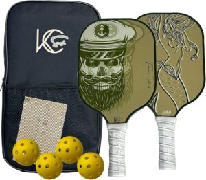 KC SMASH Pickleball Paddle Set of 2...