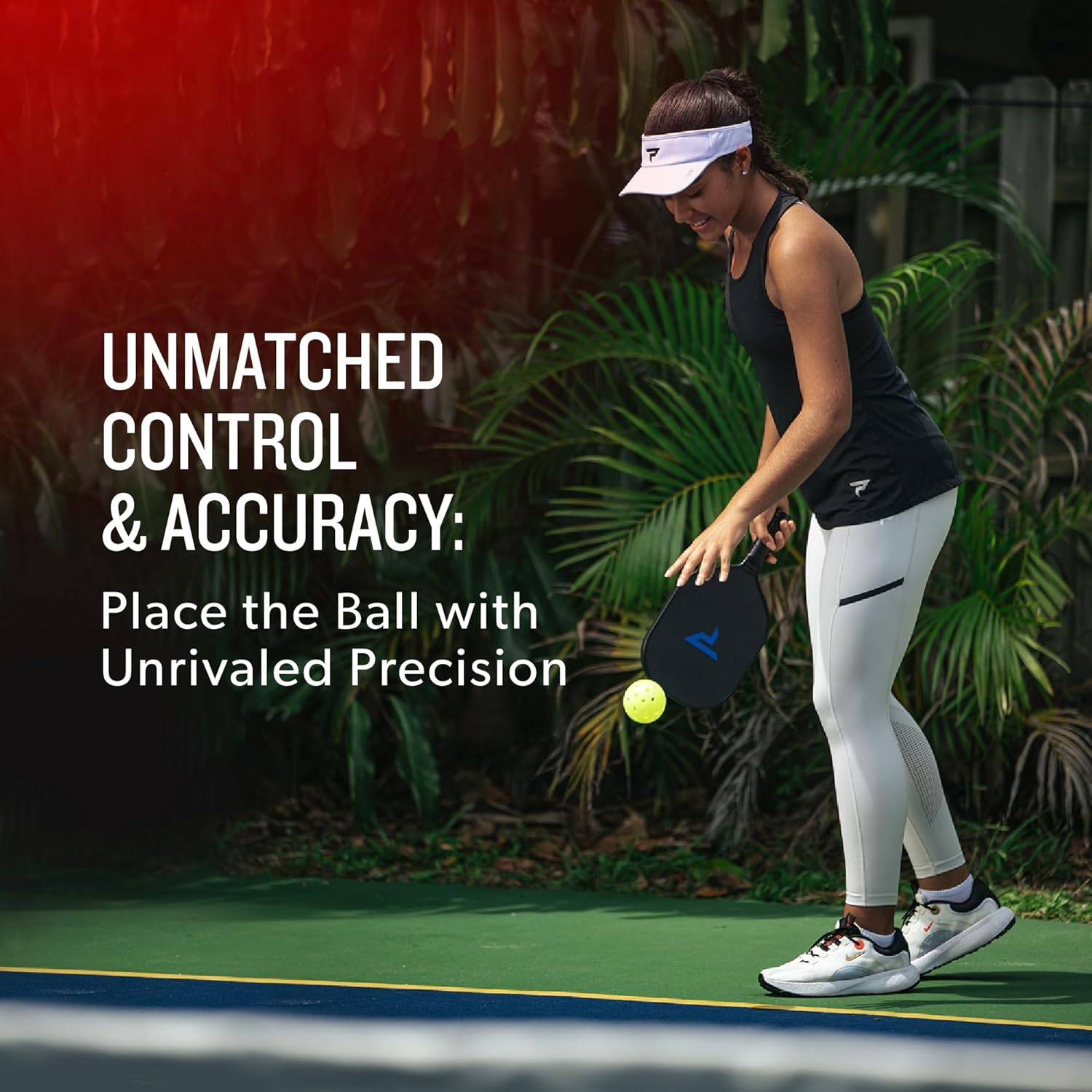Paddletek Tempest Wave II Pickleball Paddle | Professional Pickleball Paddles with Honeycomb Core, Carbon Fiber Surface, Graphite PolyCore & High Tack Performance Grip | USAPA Approved - Image 5